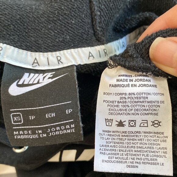 Nike Air Fleece Hoodie Sweatshirt - Picture 13 of 14
